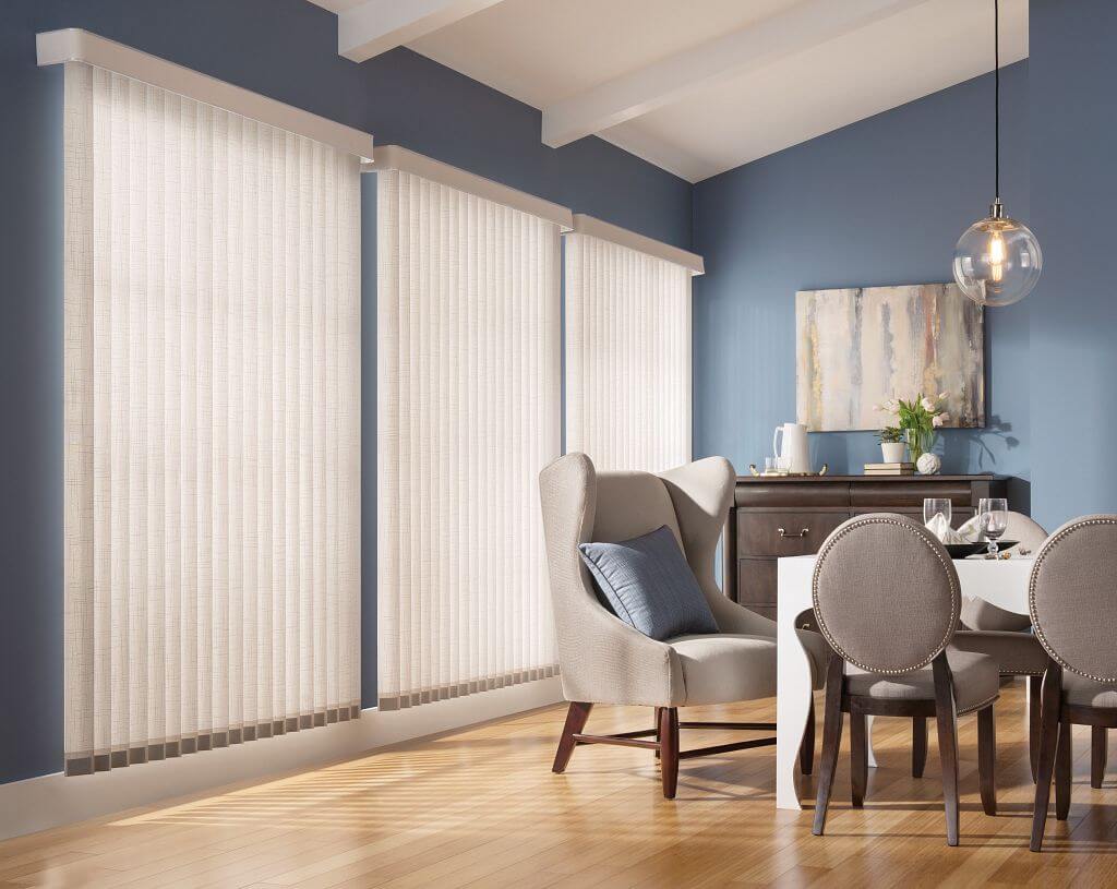 Graber Vertical Blinds | living room