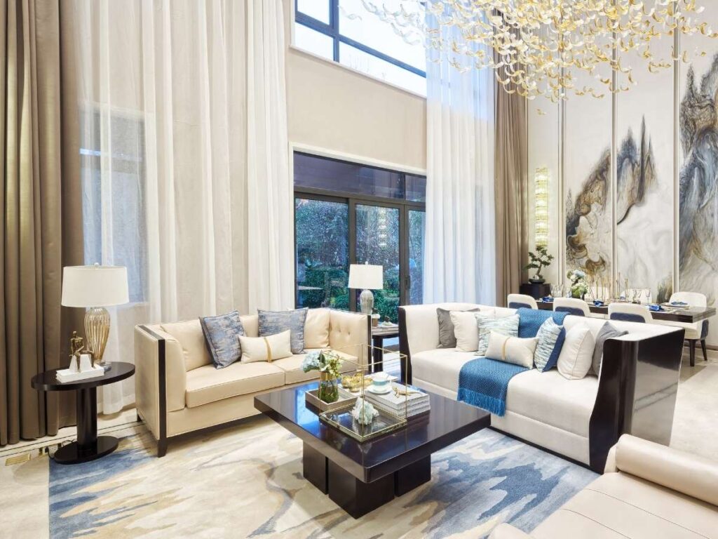 Living room drapes