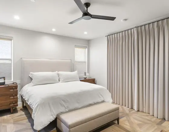 drapery helps in thermal regulation, as well as light control for better sleep and function.