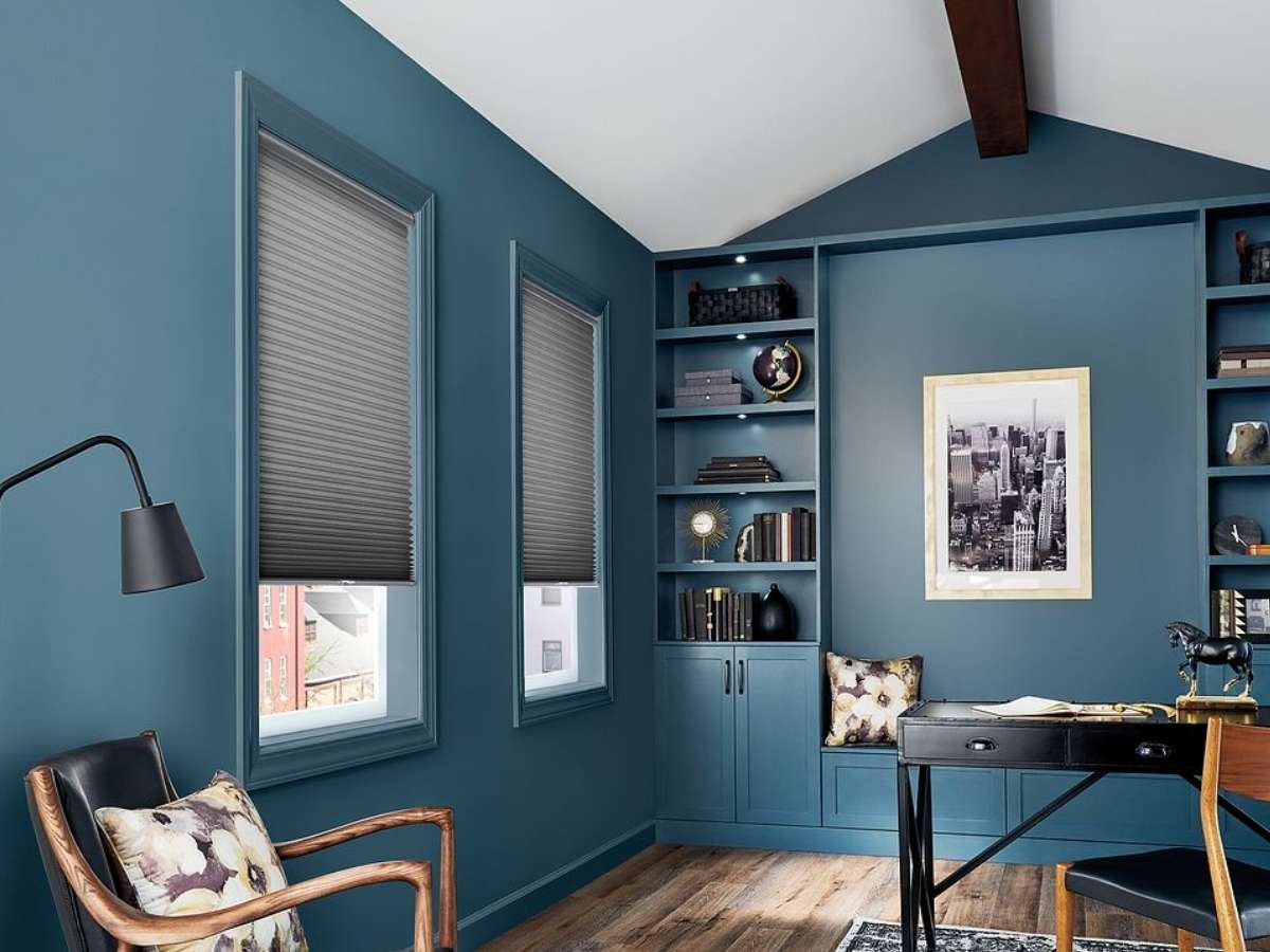 Graber Cellular Shades in the living room