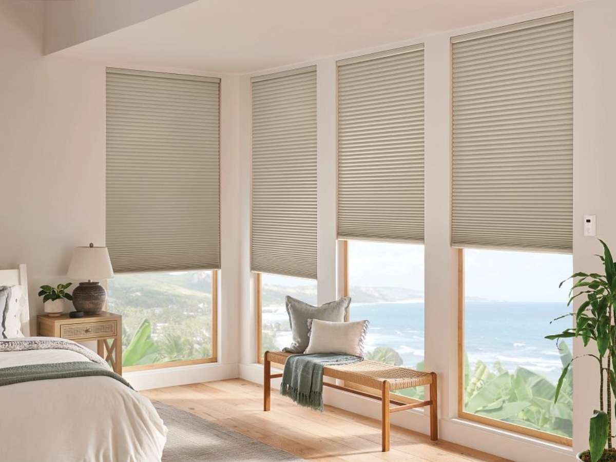 Graber Celular Shades in the bedroom